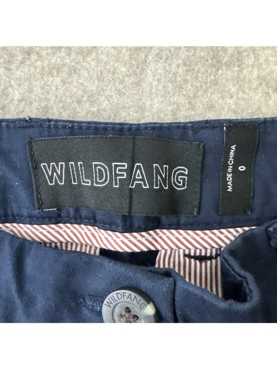 WildFang Essential Trouser Womens 0 Navy Slim Leg Ankle Length - Picture 3 of 16